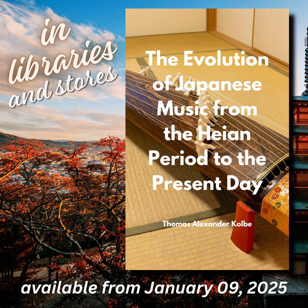 Kolbe’s essay on Japanese Music History Digitally Available in Libraries and Stores from January 2025