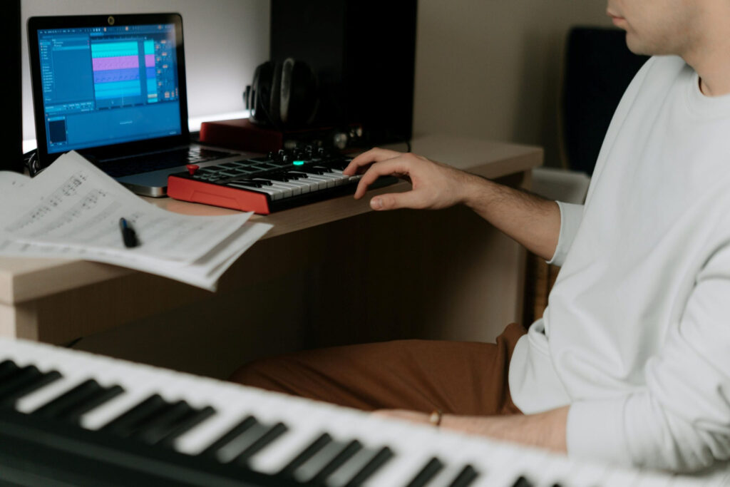 Music Production in Progress