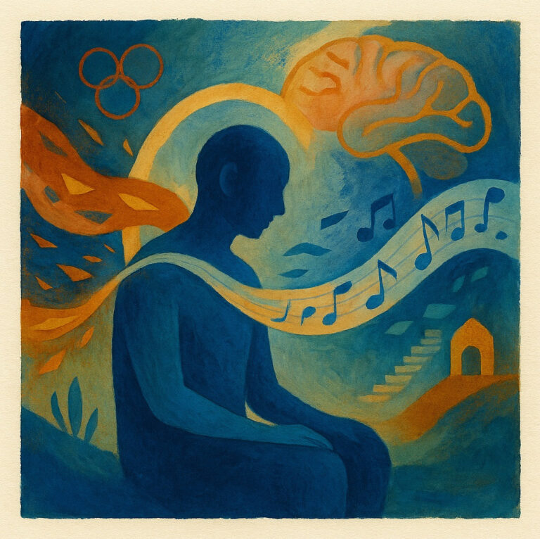 Music in Neuroses mechanisms, application, and verification