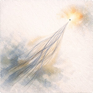 Smooth Lines and Shimmering Center of Light